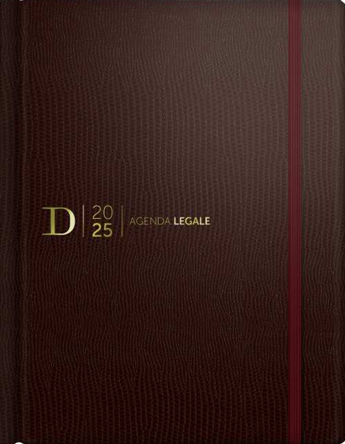 Agenda legale 2025. Ediz. bordeaux