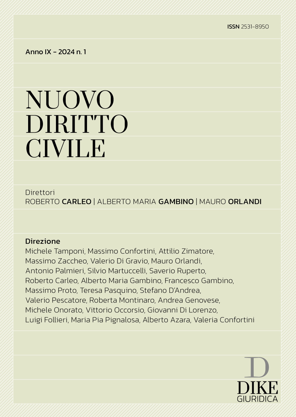 Nuovo diritto civile. Vol. 1
