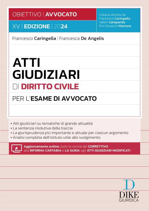 Atti giudiziari di diritto civile per l'esame di avvocato