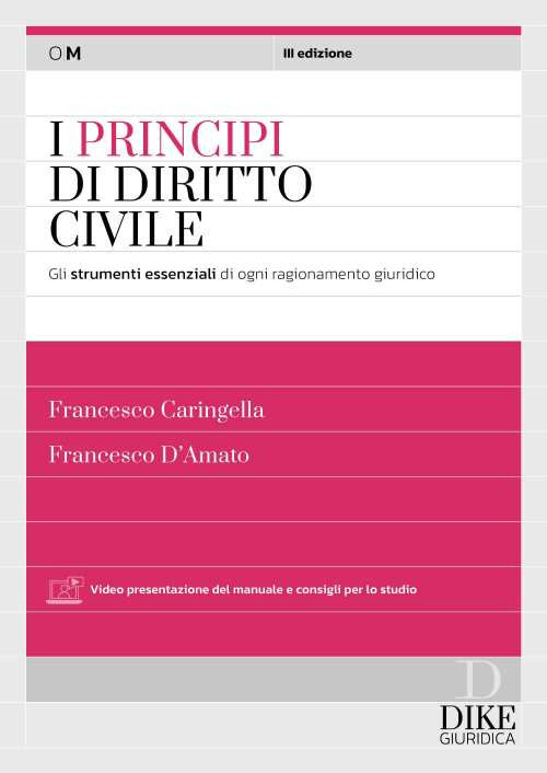 I principi del diritto civile. Gli strumenti essenziali di ogni ragionamento giuridico