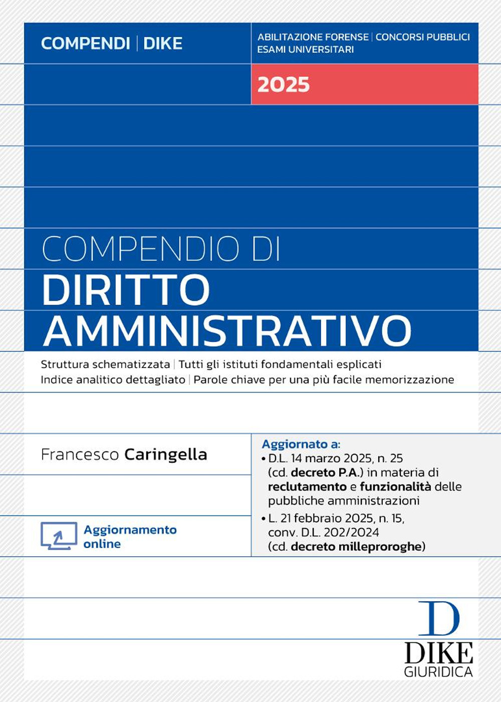 Compendio di diritto amministrativo 2025
