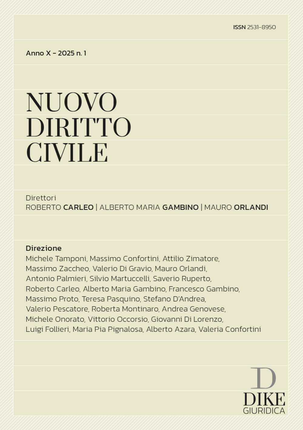 Nuovo diritto civile. Vol. 1