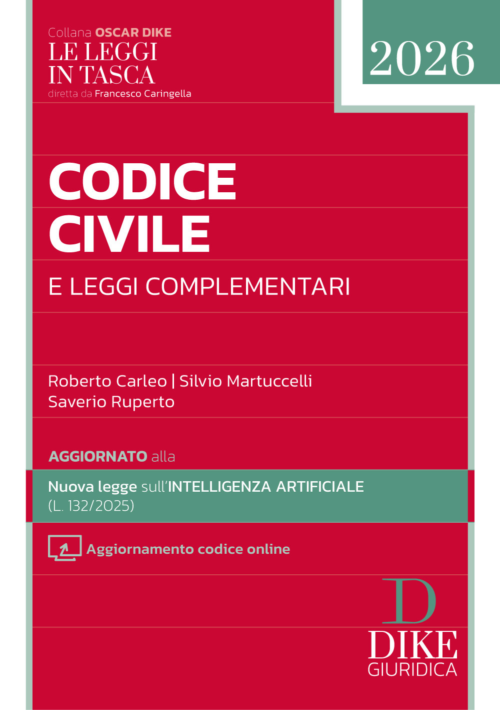 Codice civile e leggi complementari pocket 2026
