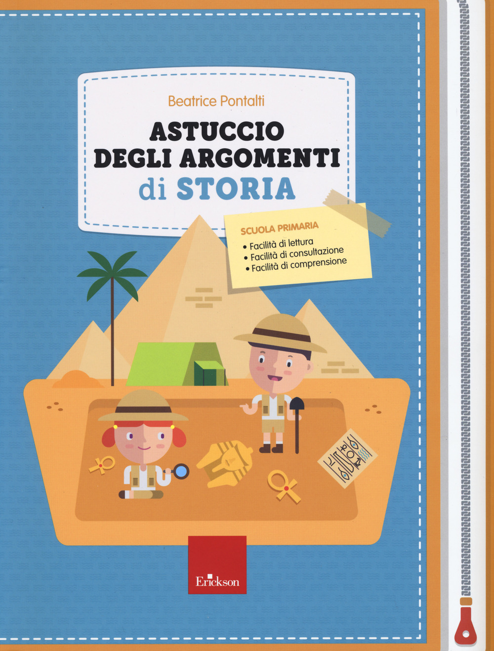 Astuccio degli argomenti di storia