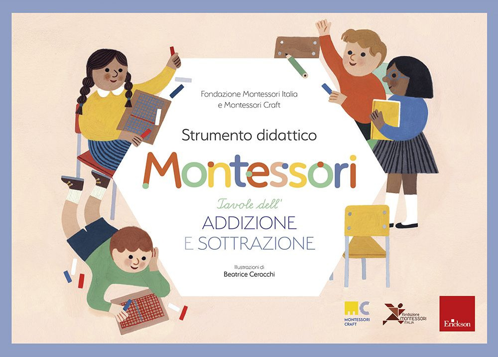 Tavole dell'addizione e della sottrazione. Strumento didattico Montessori