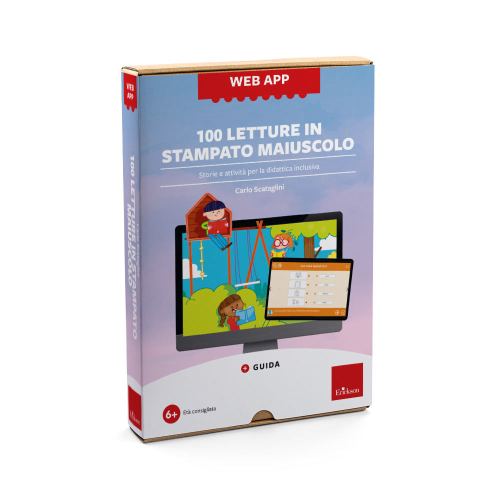 100 letture in stampato maiuscolo. Storie e attività per la didattica inclusiva. Web app