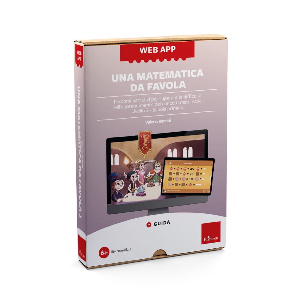 Una matematica da favola. Livello 2 Scuola primaria. Percorsi narrativi per superare le difficoltà nell’apprendimento dei concetti matematici. Web app