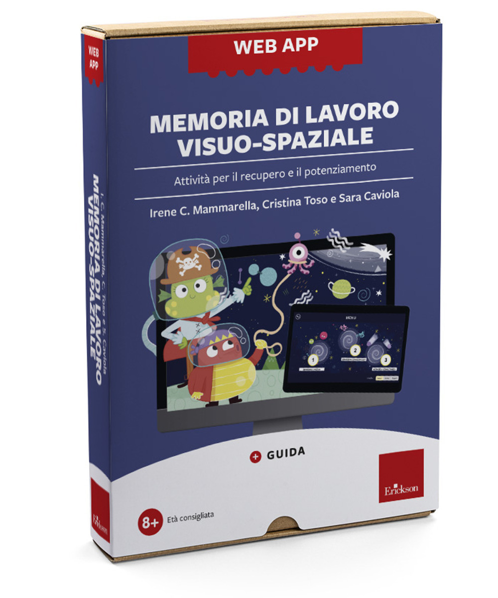 Web app Memoria di lavoro visuo-spaziale. Attività per il recupero e il potenziamento