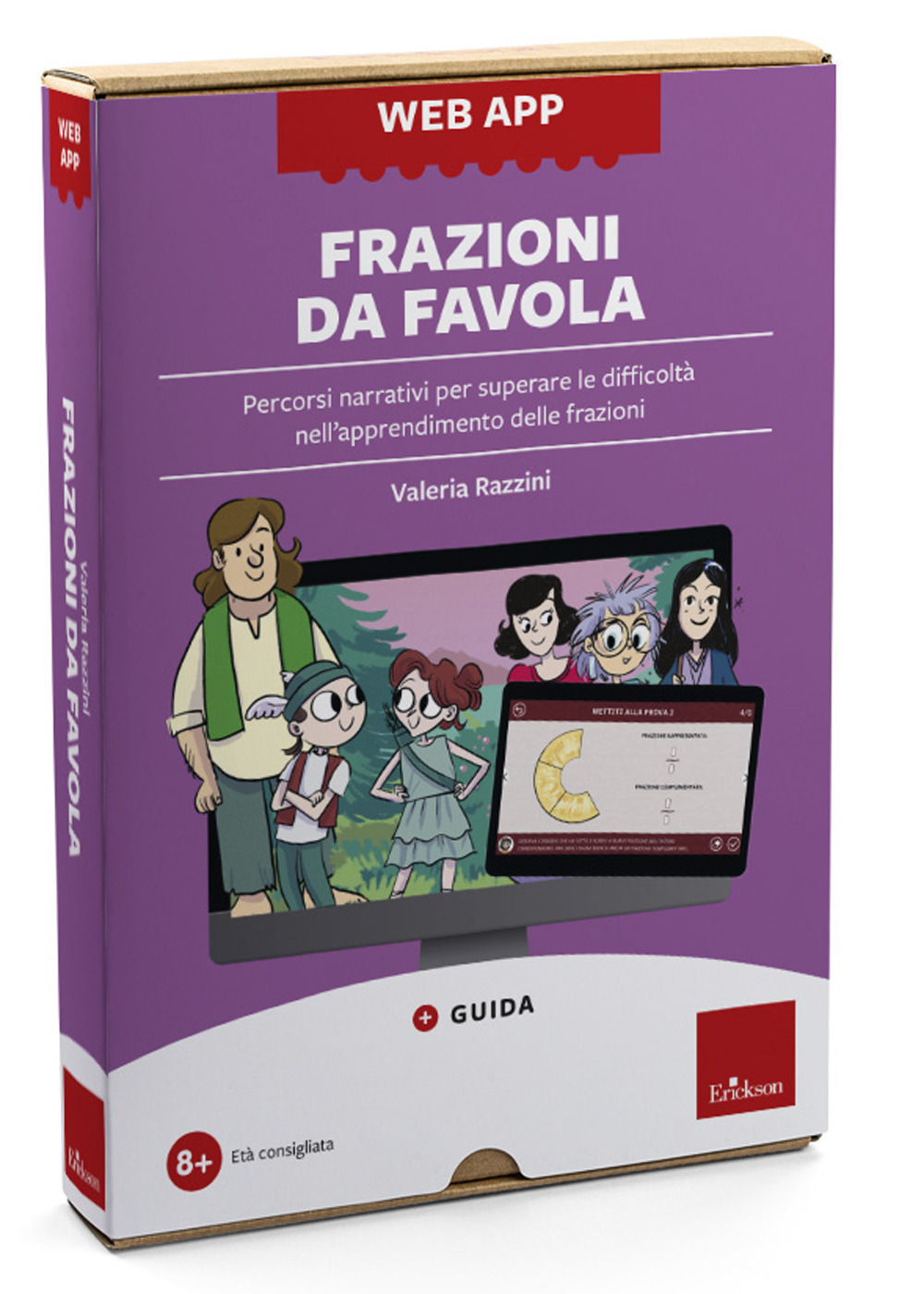 Frazioni da favola. Percorsi narrativi per superare le difficoltà nell’apprendimento delle frazioni. Web app