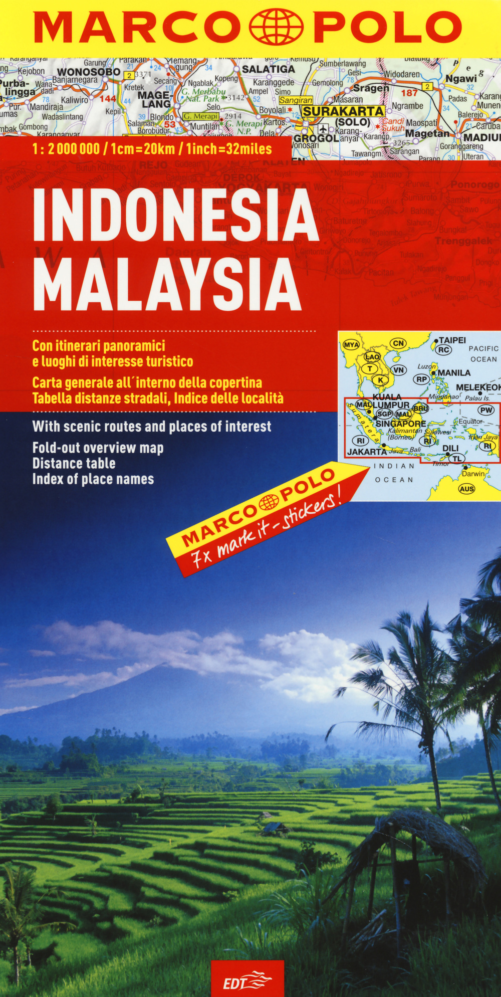 Indonesia, Malaysia 1:2.000.000