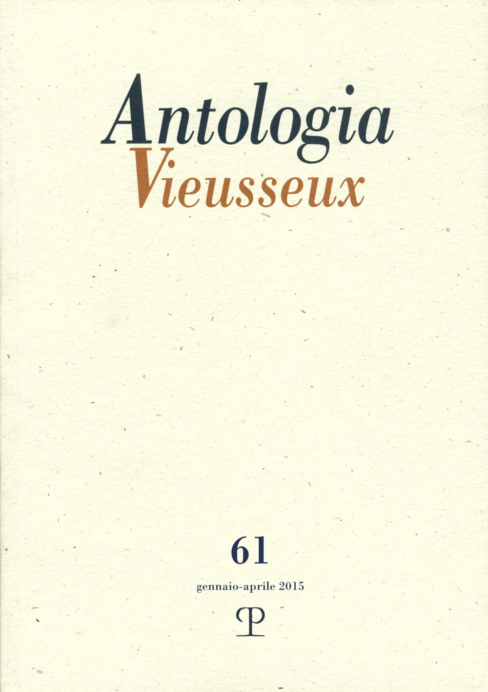 Antologia Vieusseux. Vol. 61