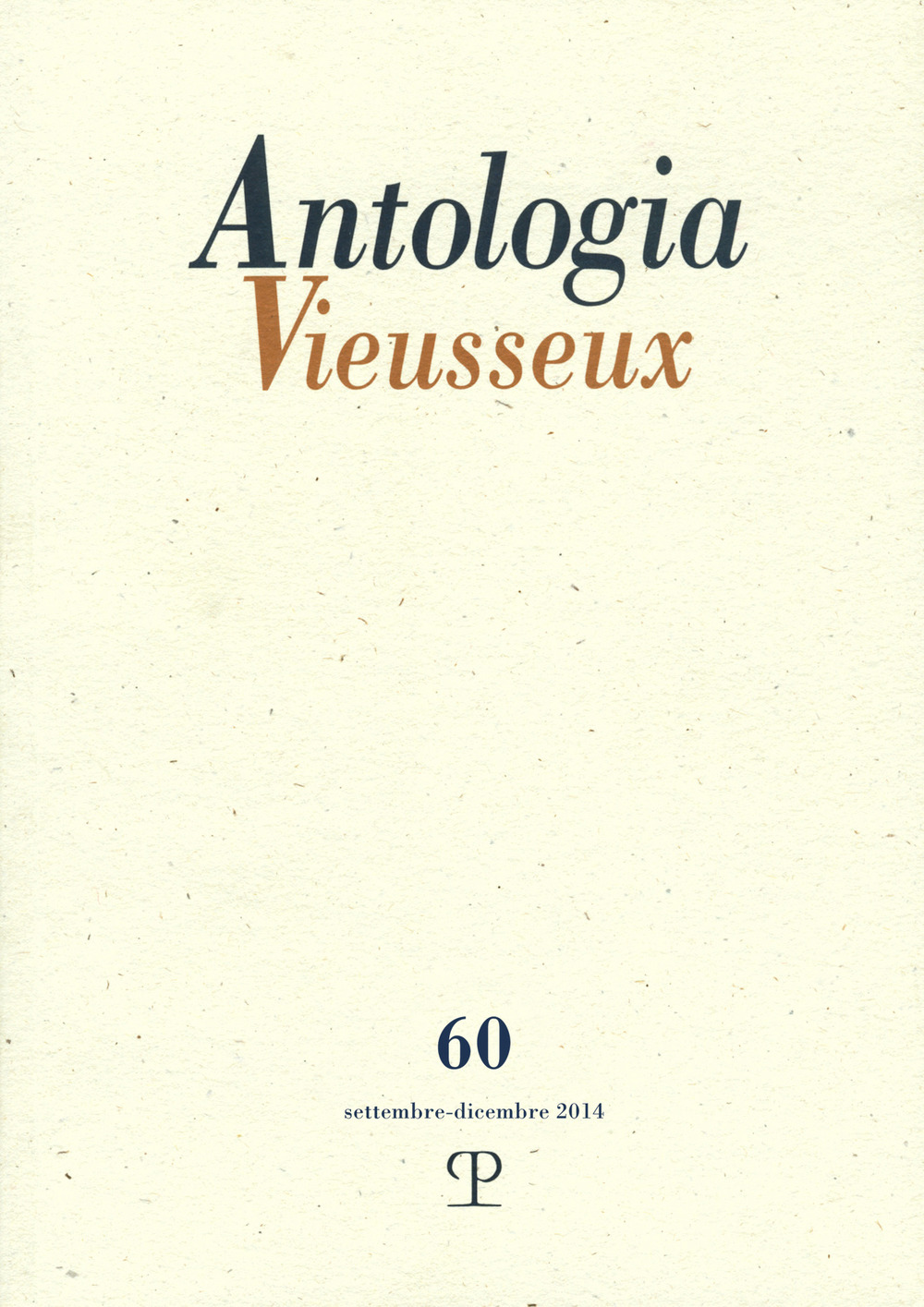 Antologia Vieusseux. Vol. 60