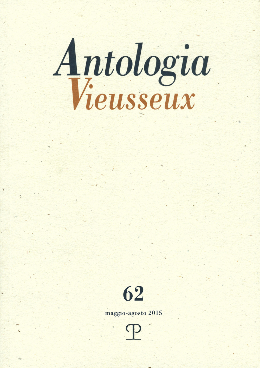 Antologia Vieusseux. Vol. 62