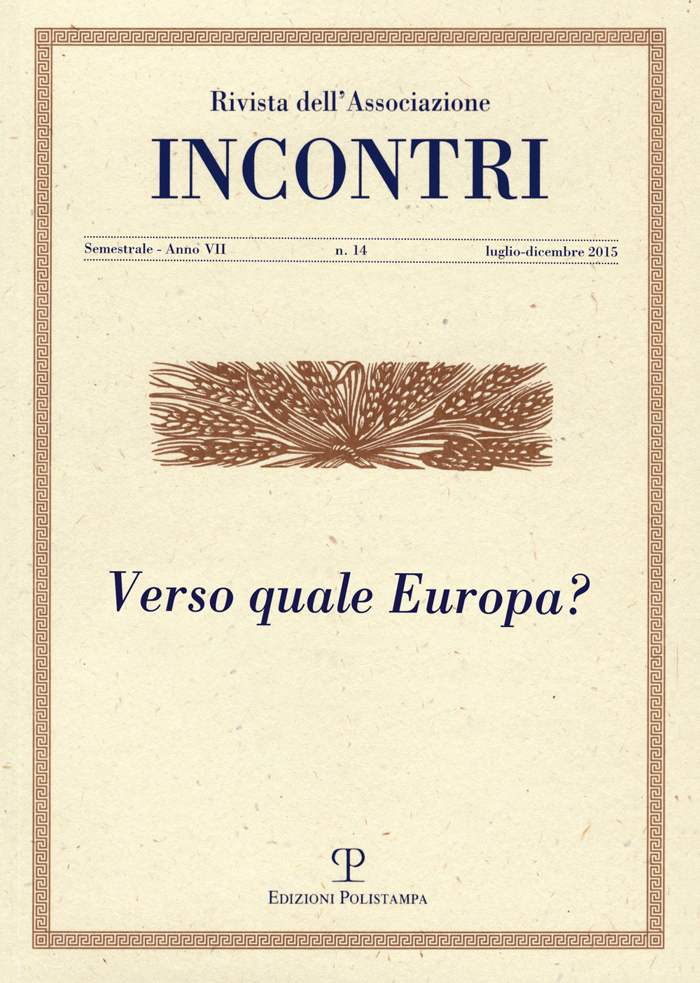 Incontri. Vol. 14