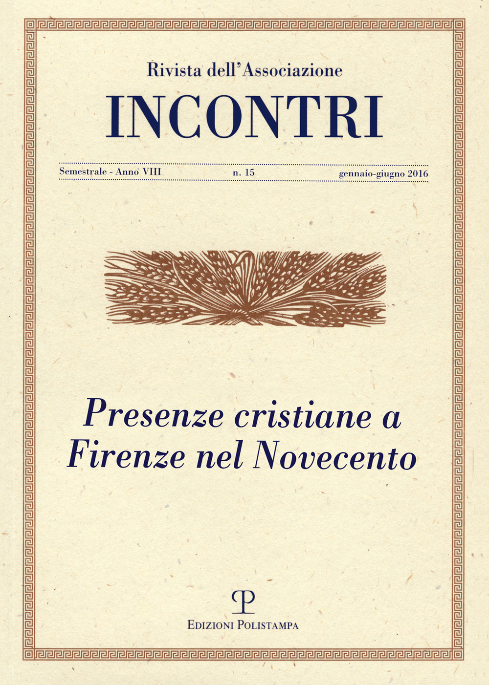 Incontri. Vol. 15
