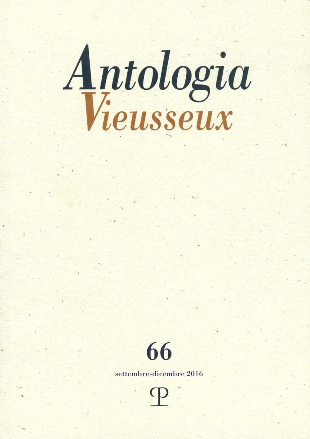 Antologia Vieusseux. Vol. 66