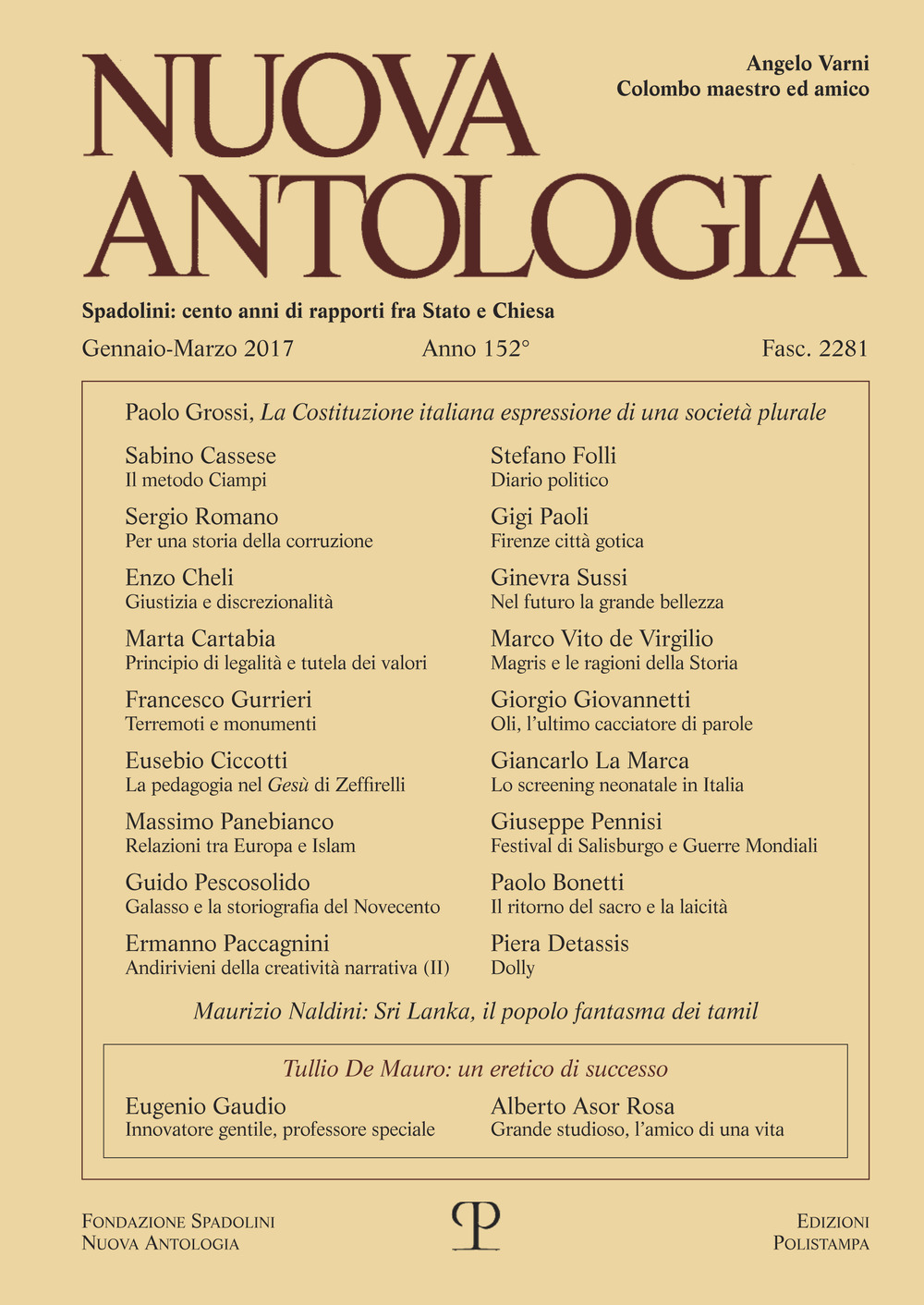 Nuova antologia. Vol. 1: Gennaio-Marzo