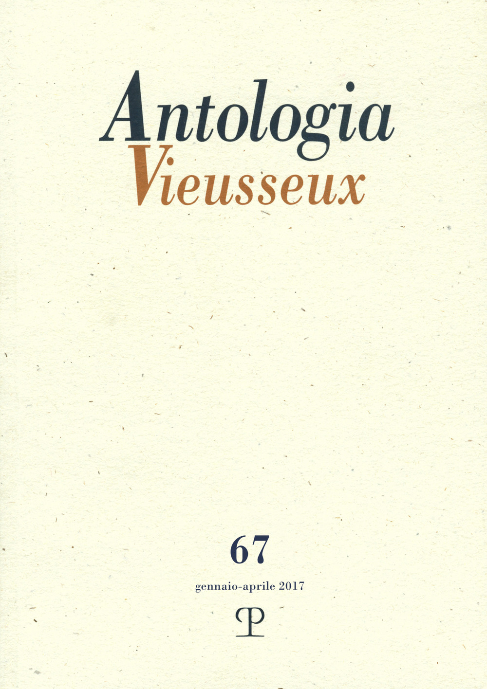 Antologia Vieusseux. Vol. 67
