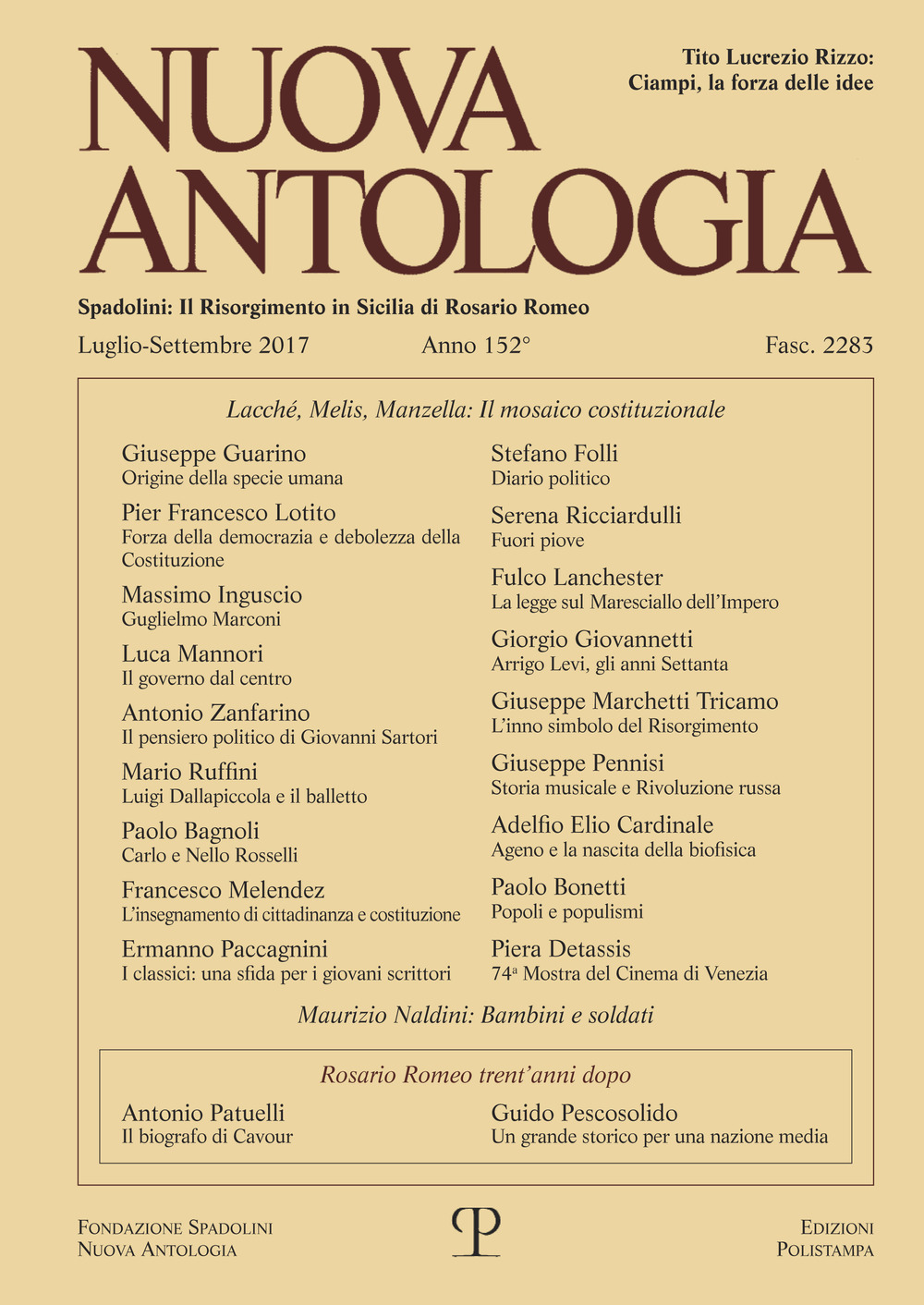 Nuova antologia. Vol. 3: Luglio-Settembre