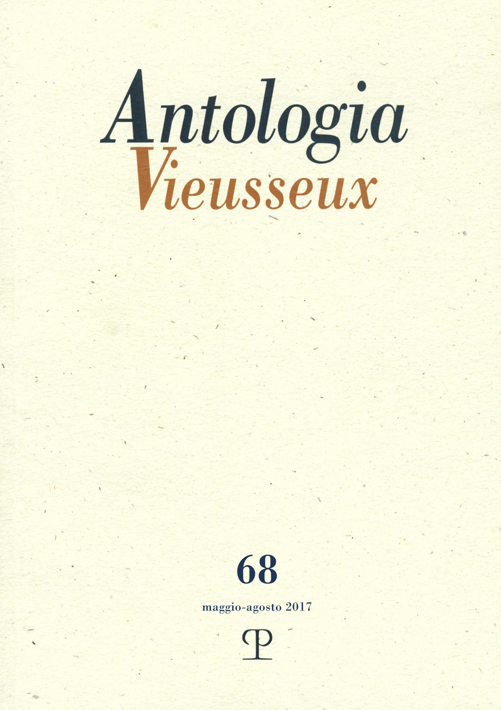 Antologia Vieusseux. Vol. 68