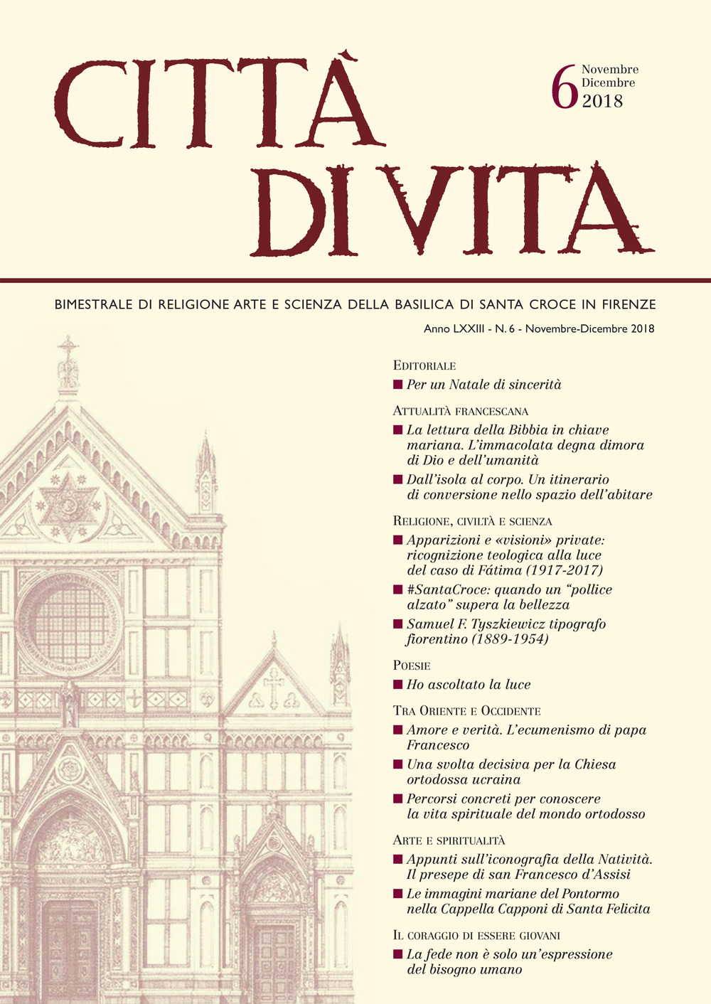 Città di vita. Vol. 6: Novembre-Dicembre