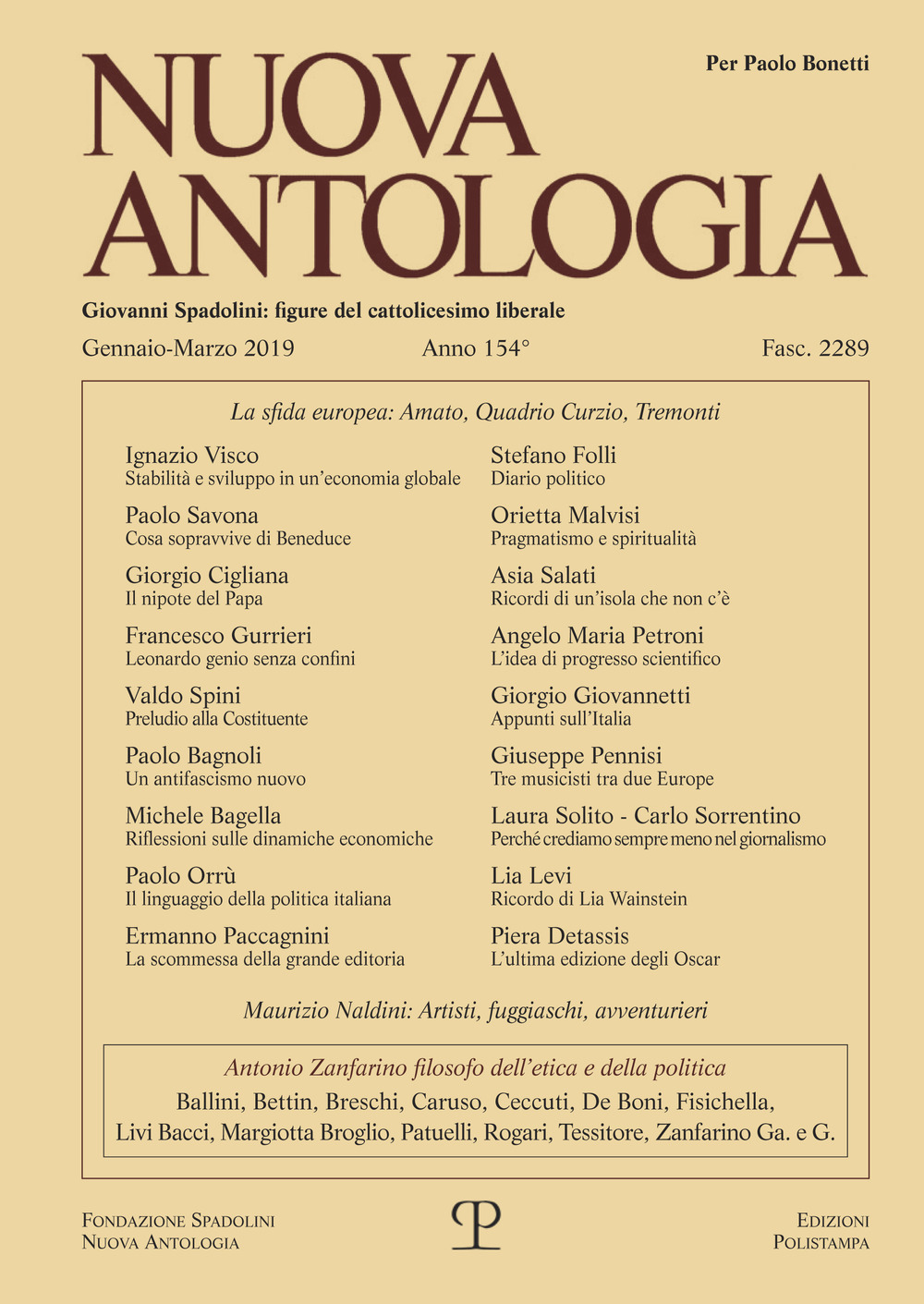 Nuova antologia. Vol. 1: Gennaio-Marzo