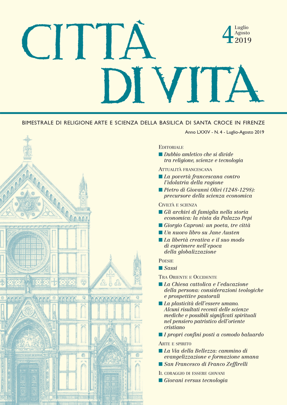 Città di vita. Vol. 4: Luglio-Agosto