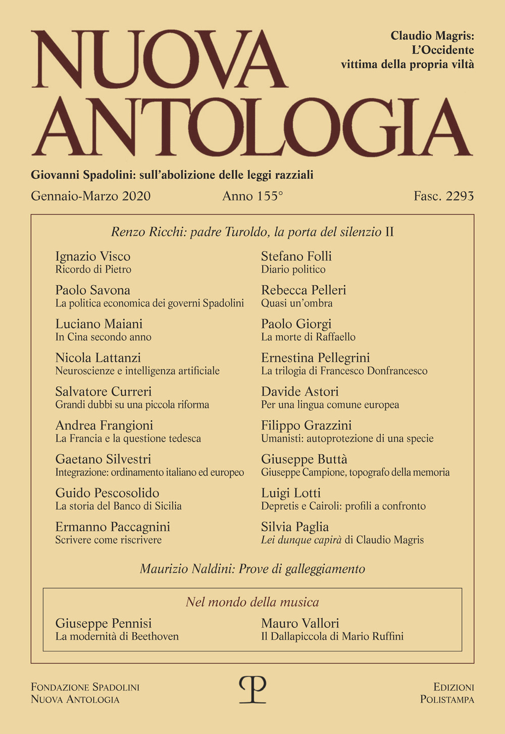 Nuova antologia. Vol. 1: Gennaio-Marzo