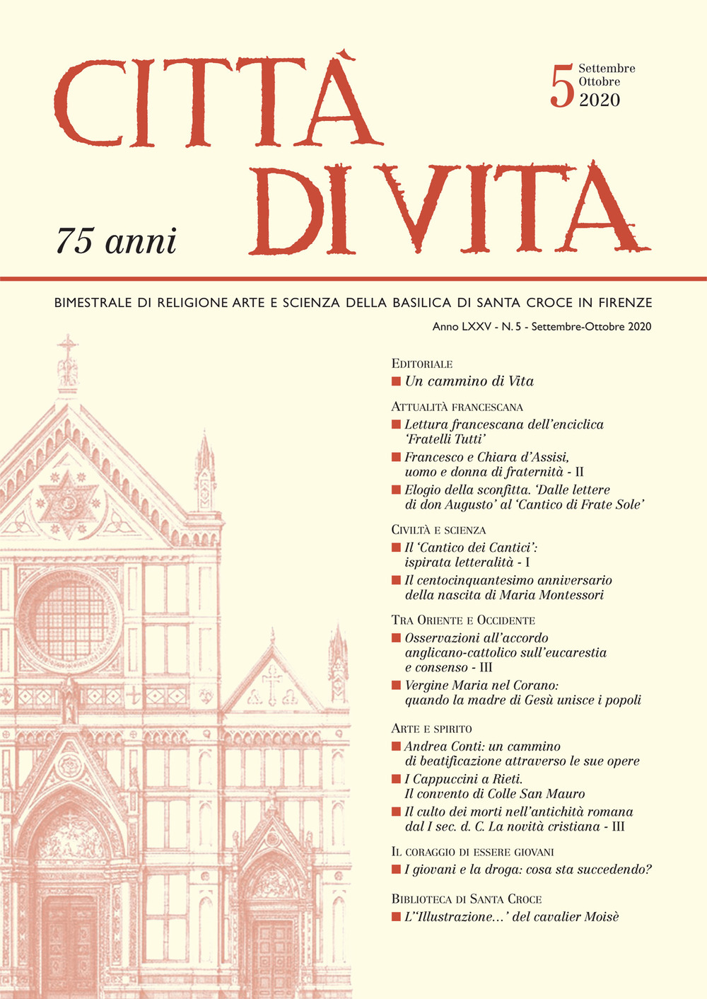 Città di vita. Vol. 5: Settembre-ottobre 2020