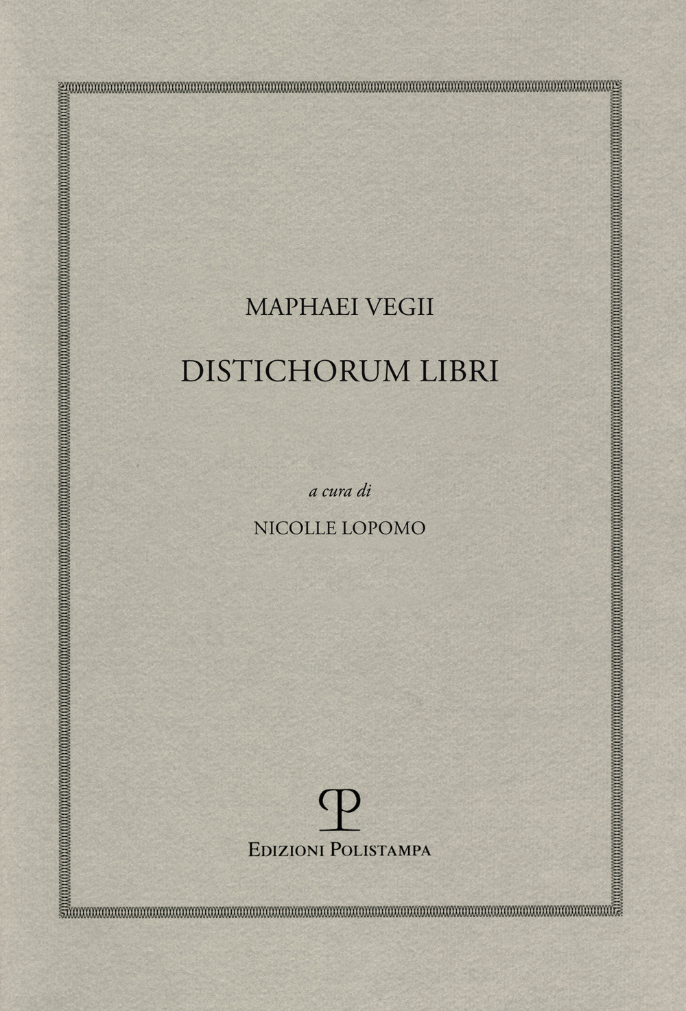 Distichorum libri