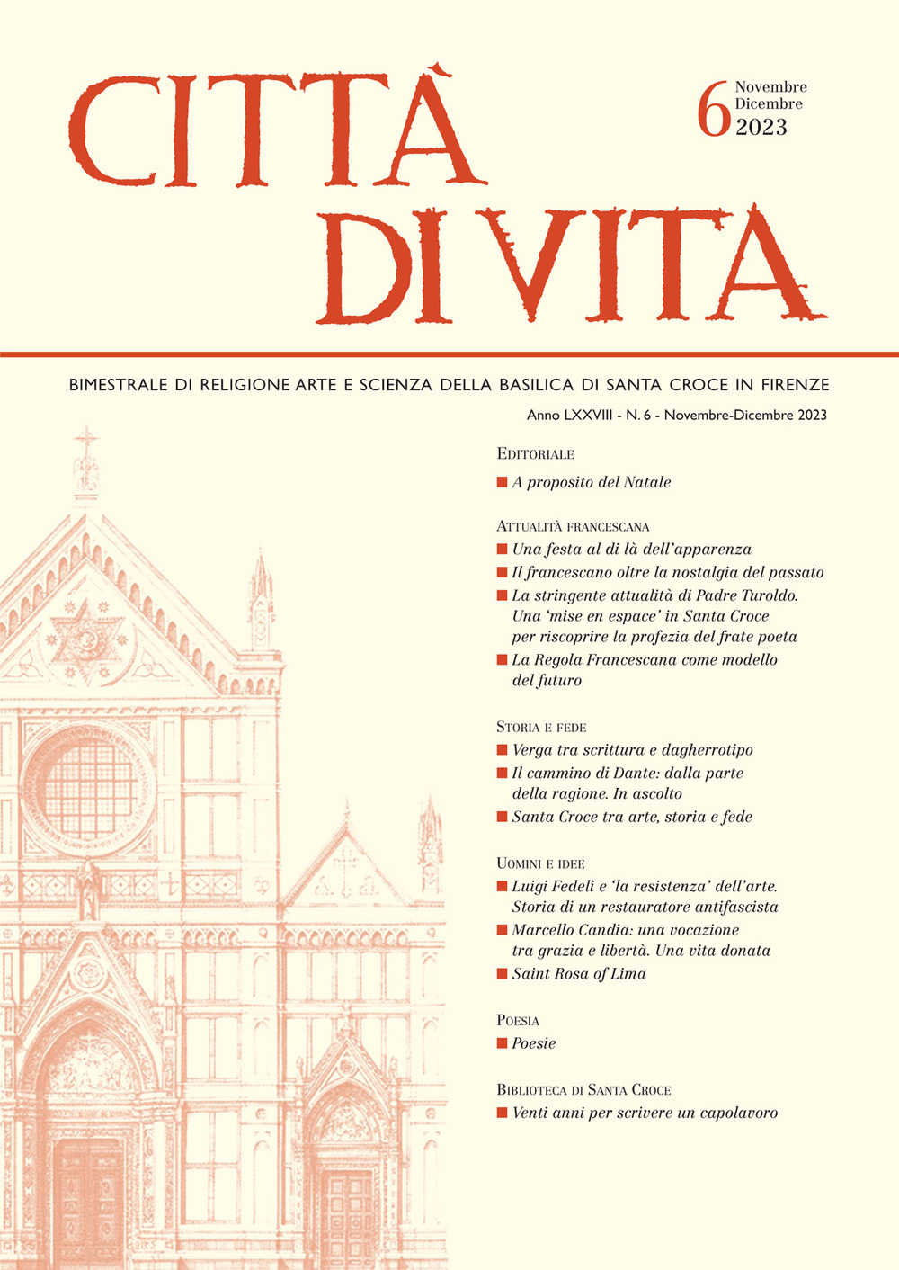 Città di vita. Vol. 6: Novembre-dicembre
