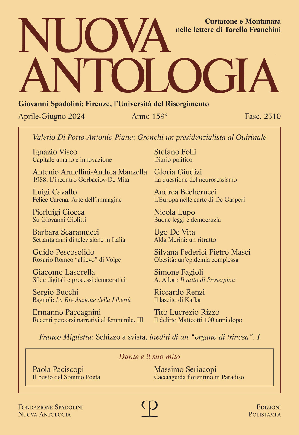 Nuova antologia. Vol. 159: Aprile-giugno