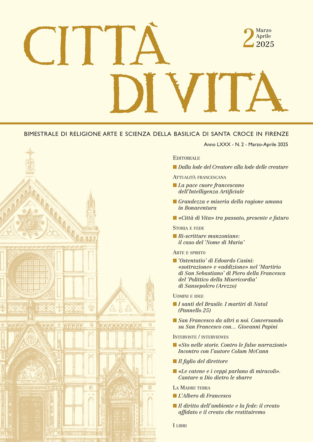 Città di vita. Vol. 2: Marzo-aprile