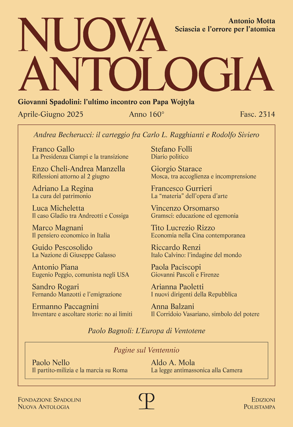 Nuova antologia. Vol. 160/2: Aprile-giugno