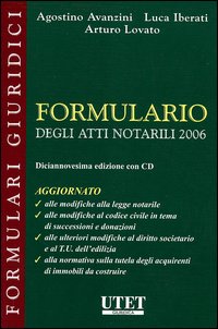 Formulario degli atti notarili 2006