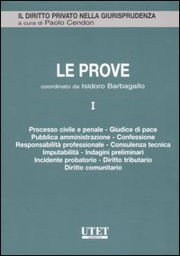 Le prove. Vol. 1: Processo civile e penale, giudice di pace, pubblica amministrazione, confessione, responsabilità professionale...
