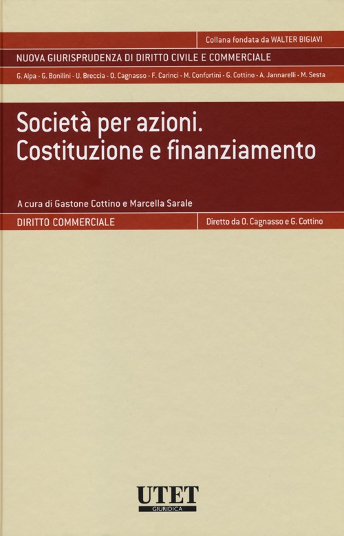 Società per azioni. Costituzione e finanziamento