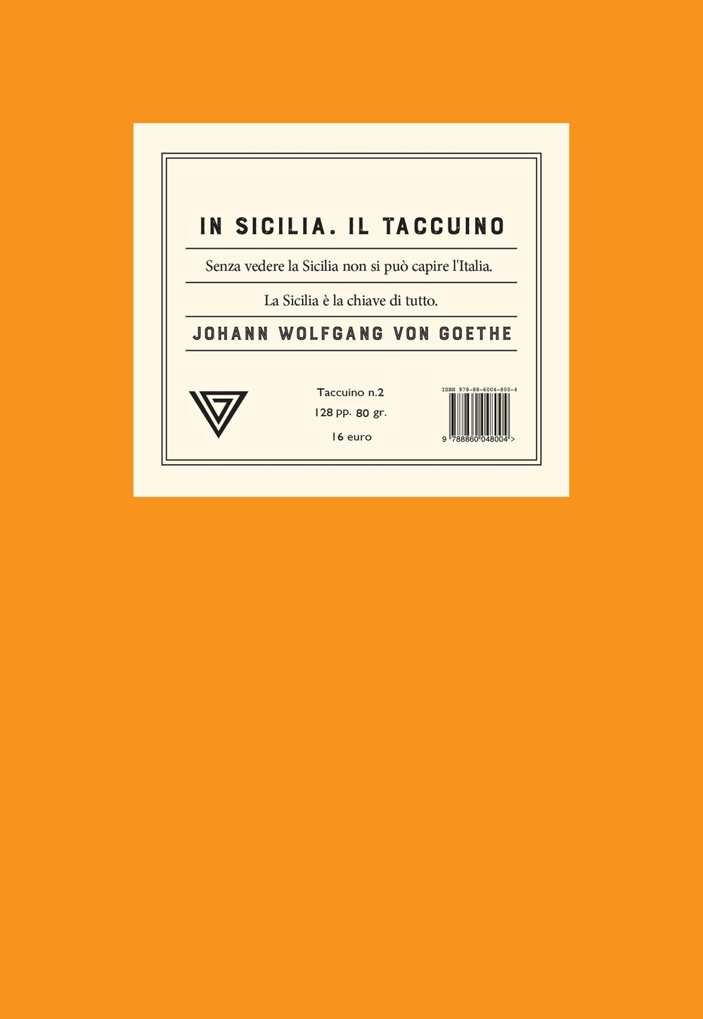 In Sicilia. Il taccuino