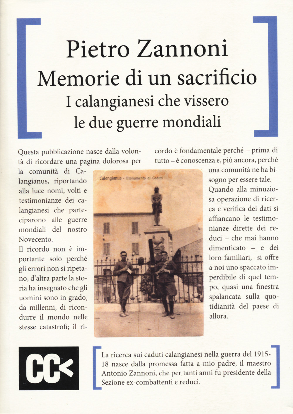 Memorie di un sacrificio. I calangianesi che vissero le due guerre mondiali