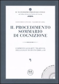 Il procedimento sommario di cognizione
