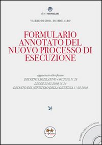 Formulario annotato del nuovo processo di esecuzione