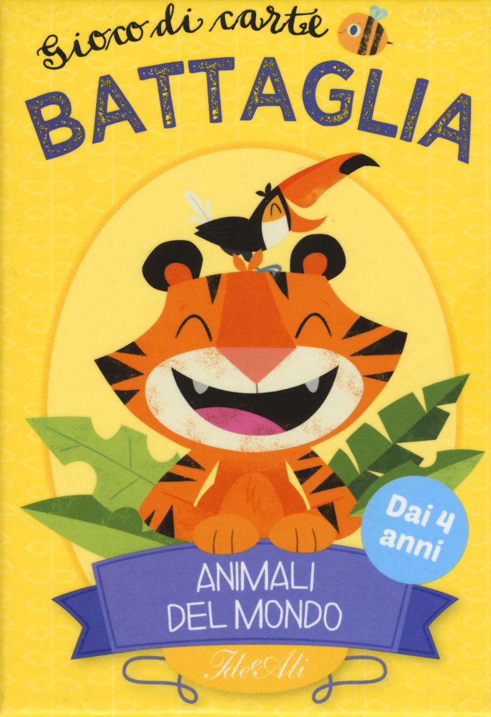Animali del mondo. Battaglia. Gioco di carte