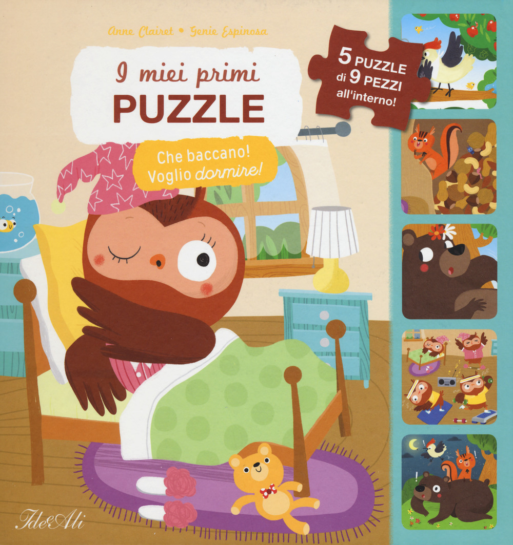 Che baccano! Voglio dormire! I miei primi puzzle