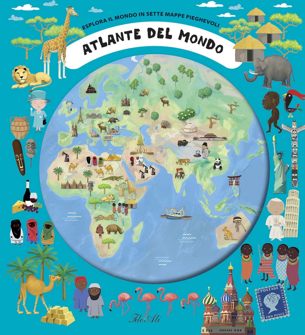 Atlante del mondo. Esplora il mondo in sette mappe pieghevoli