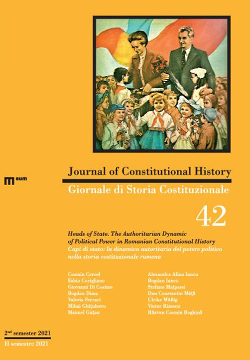 Giornale di storia Costituzionale-Journal of Constitutional history. Vol. 42