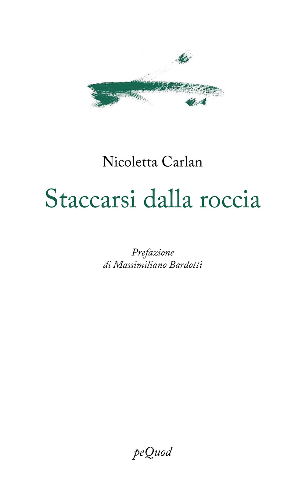 Staccarsi dalla roccia