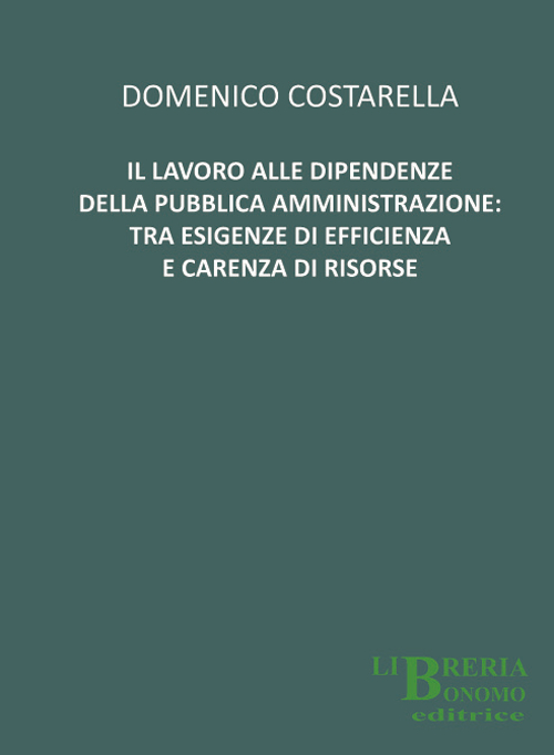 Il lavoro alle dipendenze della pubblica amministrazione. Tra esigenze di efficienza e acrenza di risorse