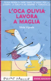 L'oca Olivia lavora a maglia