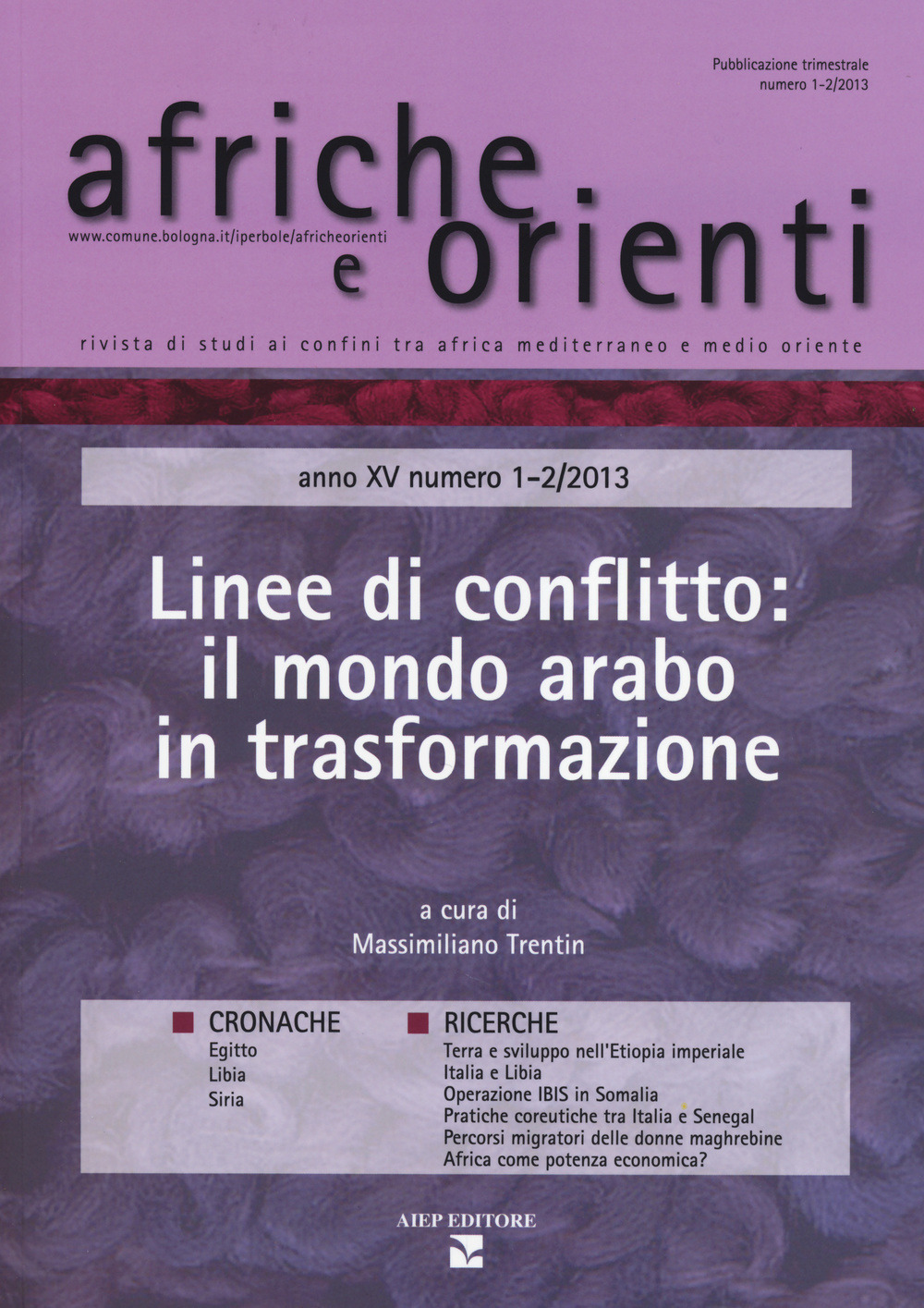 Afriche e Orienti (2013) vol. 1-2. Linee di conflitto: il mondo arabo in trasformazione
