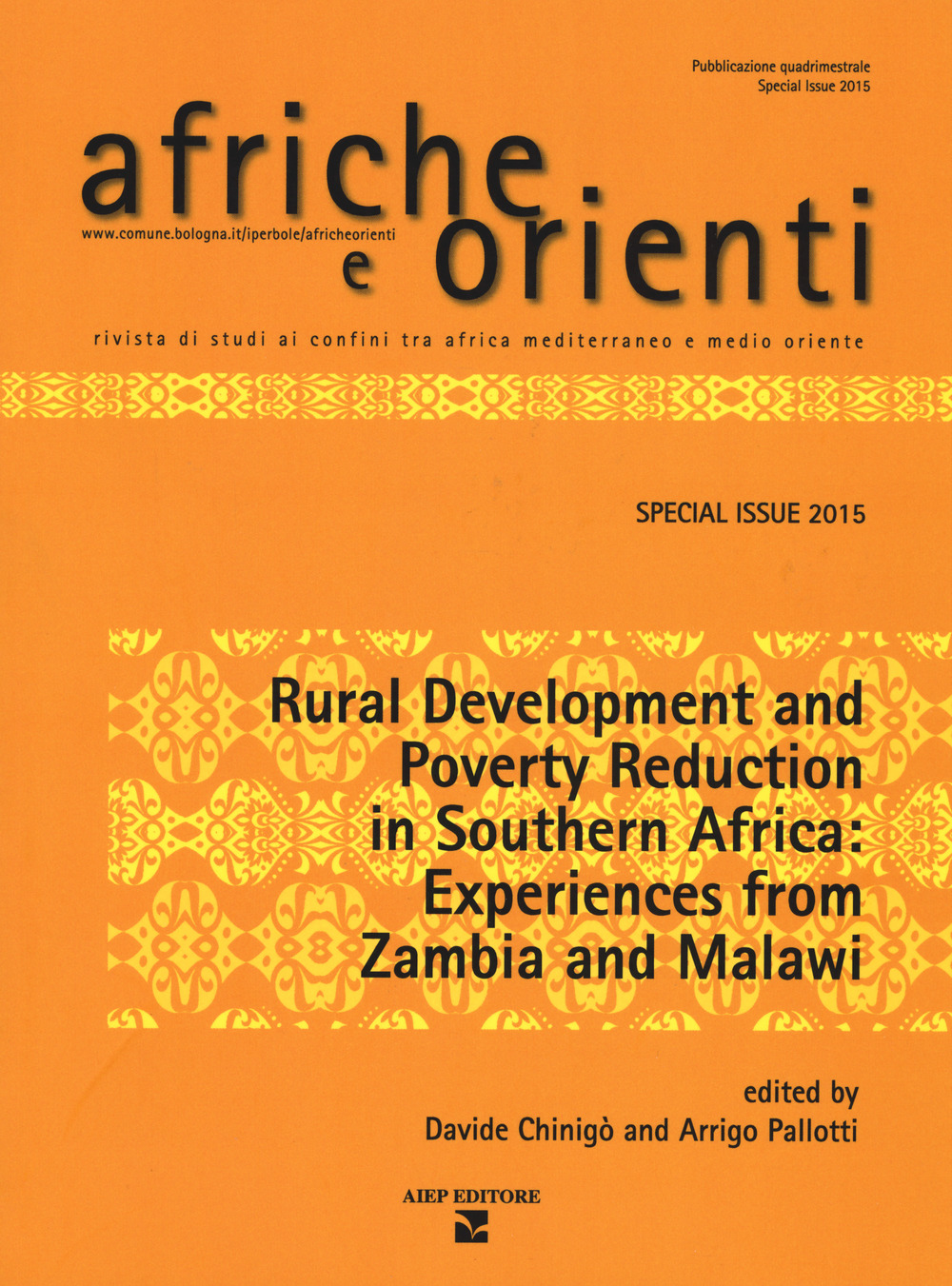 Afriche e Orienti. Vol. 1: Rural development and poverty reduction in Southern Africa